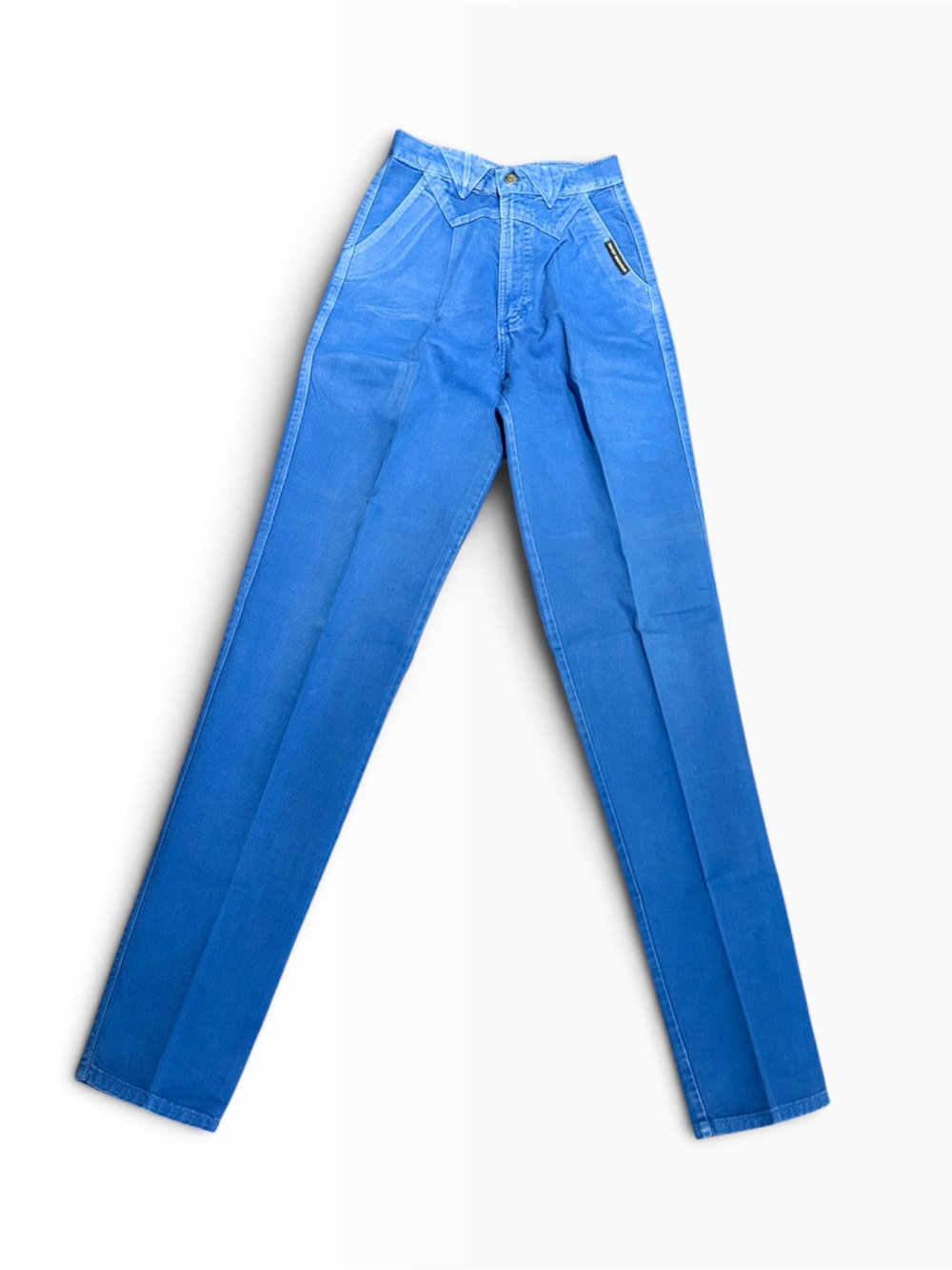 Vintage Rocky Mountain Royal Blue Jeans Womens 7/8 x 38